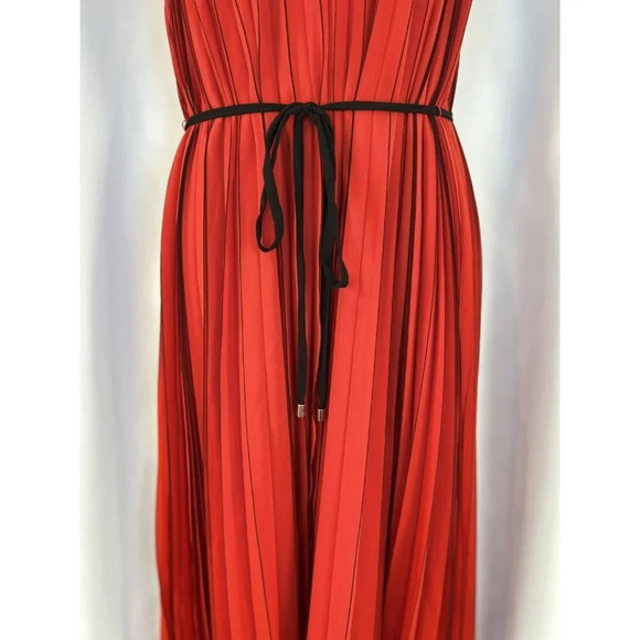 NEW Ted Baker London Red Pleated Maleeta High-Low Gown $349 - Picture 6 of 15